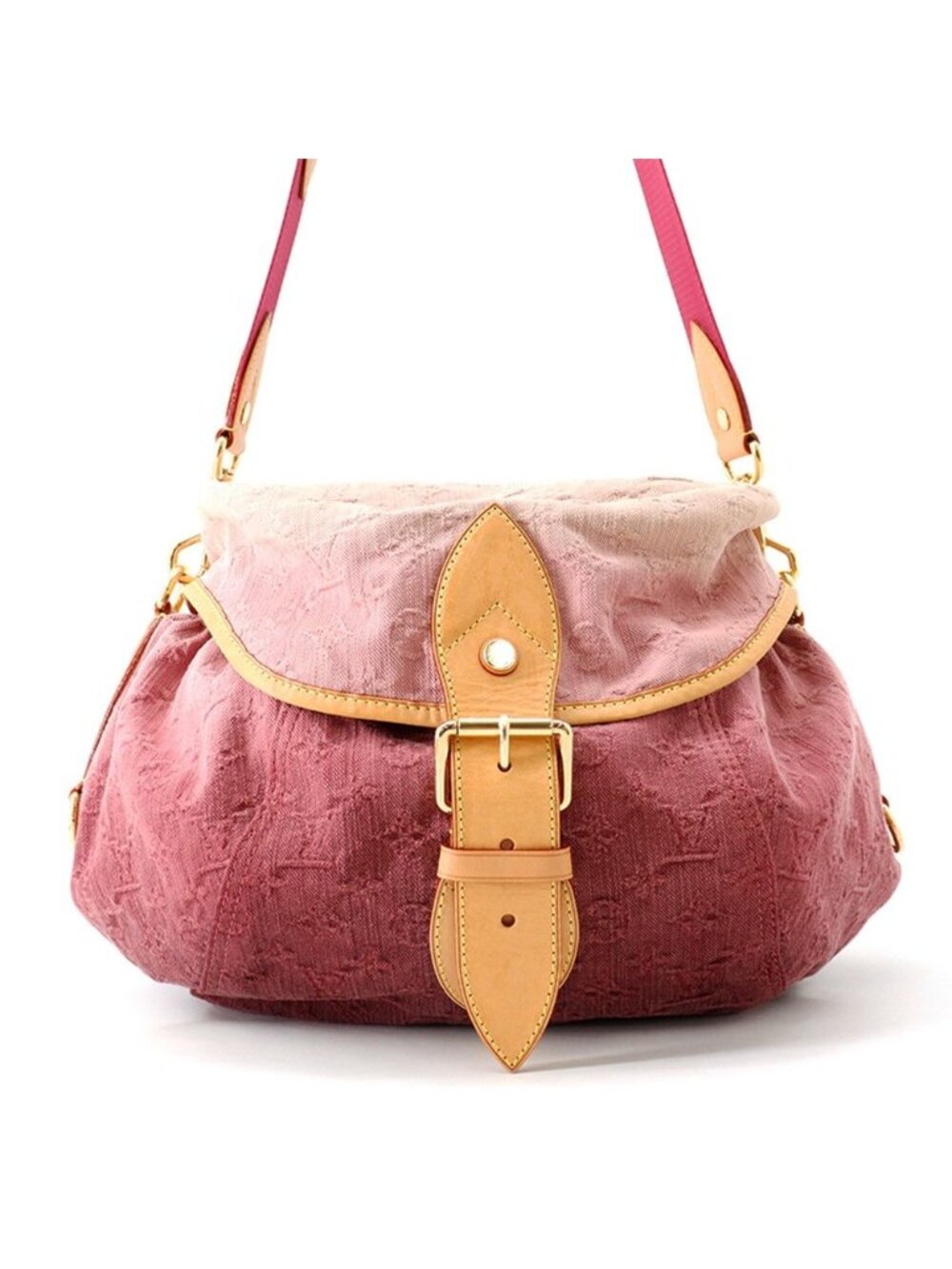 Louis Vuitton Shoulder Bag Monogram Denim Sunshine NM